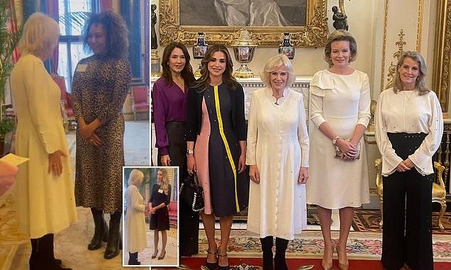 Queen Consort Camilla hosts a Buckingham Palace reception