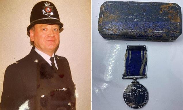 Retired police officer's stolen exemplary service medal found in river