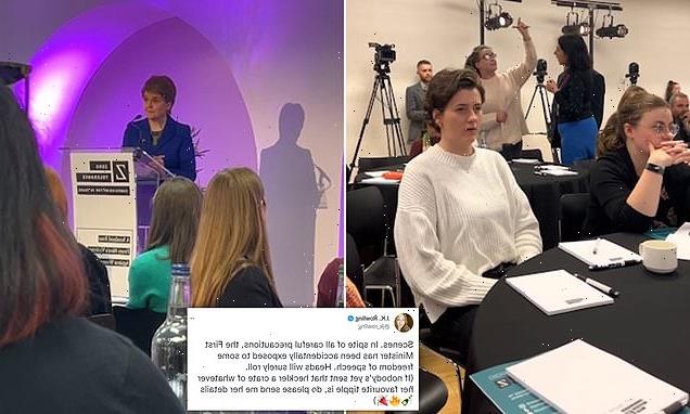 Revealed: Activist who heckled First Minister Nicola Sturgeon