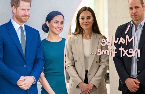 Royal Diss! Prince William & Princess Catherine NOT Planning To See Prince Harry & Meghan Markle During Boston Trip!