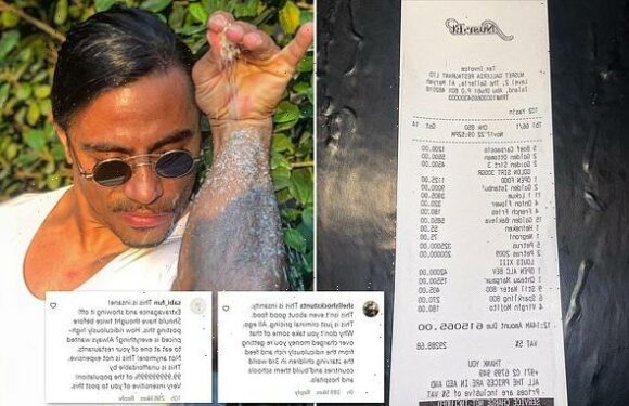 Salt Bae sparks fury after bragging about customer's restaurant bill