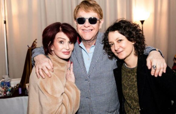 Sharon Osbourne, 70, flaunts wrinkle-free face next to Elton John, 75