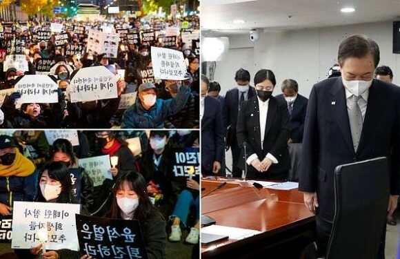 South Korea's President APOLOGISES for Halloween crush