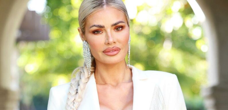 TOWIE’s Chloe Sims rocks mega-long Rapunzel plait at OnlyFans party with siblings