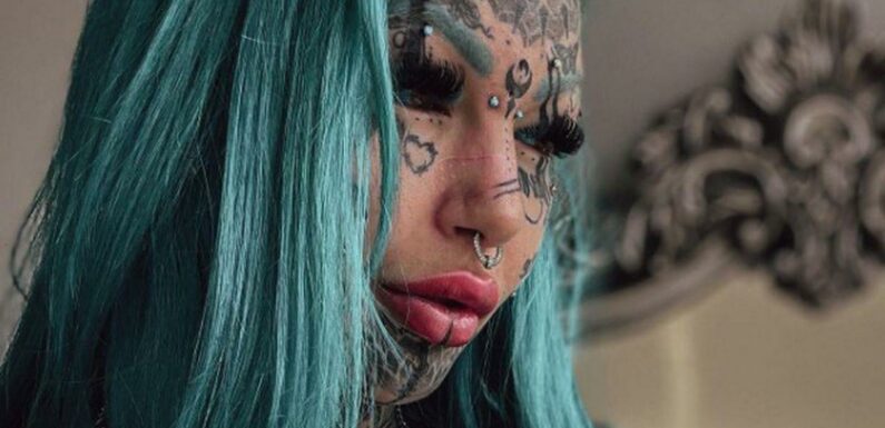Tattoo model Amber Luke covers 98% of body in inkings – and she’s not done yet