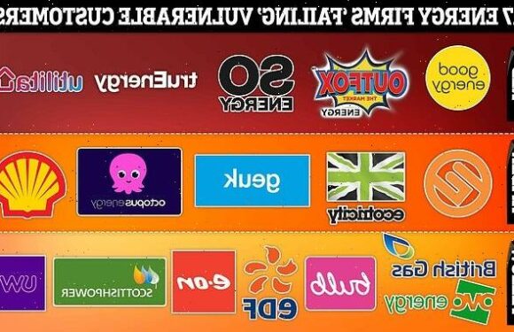 The 17 energy firms 'failing' struggling families