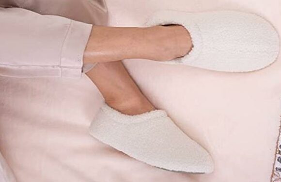 These stylish memory foam slippers are on sale