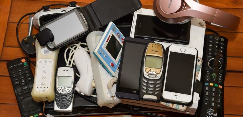 Top unused tech items in UK homes – including 15 million mobile phones