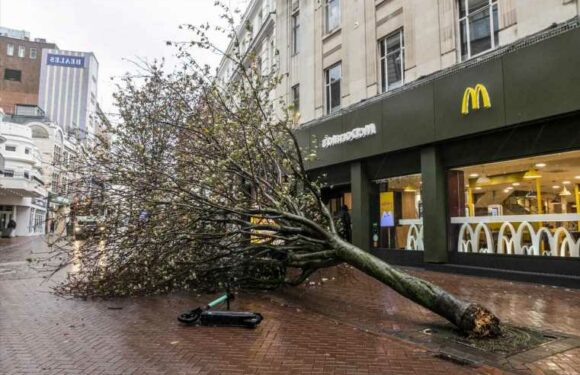 Travel chaos as Storm Claudio batters Britain with 70mph winds – with more gales tomorrow | The Sun