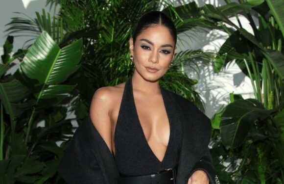 Vanessa Hudgens Kicks Off Her Maui Vacation in a Colorful Thongkini