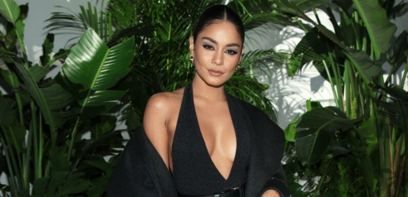 Vanessa Hudgens Kicks Off Her Maui Vacation in a Colorful Thongkini