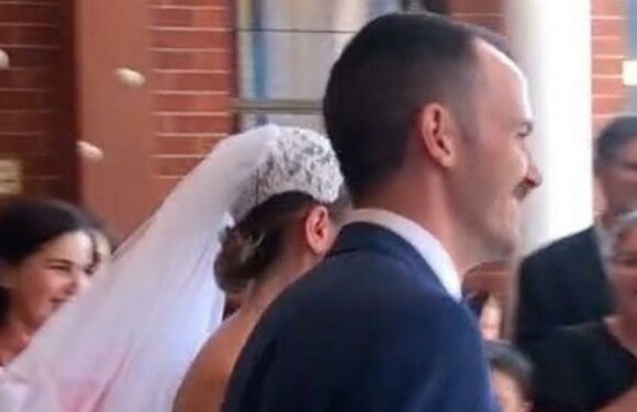 Wedding guest launches sugared almonds at brides head after confetti mix-up