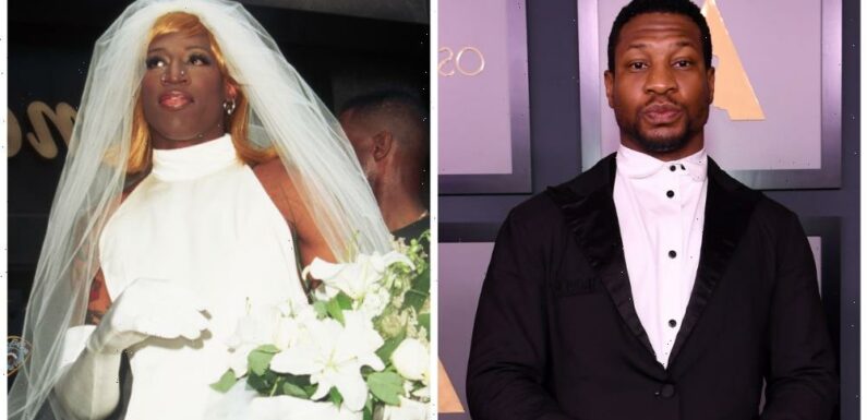 Will Jonathan Majors Do Full Drag and Wear Dennis Rodman’s Wedding Dress in NBA Film? It’s a ‘Possibility’