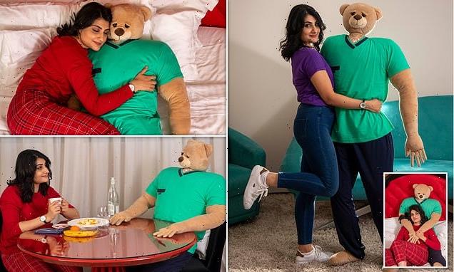 Will a man-sized teddy boyfriend substitute make single life bearable?