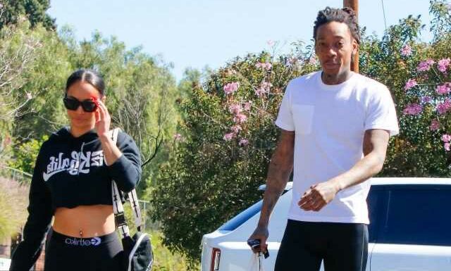Wiz Khalifa Shakes Aimee Aguilar’s Booty as They Dance in Front of Thanksgiving Meals