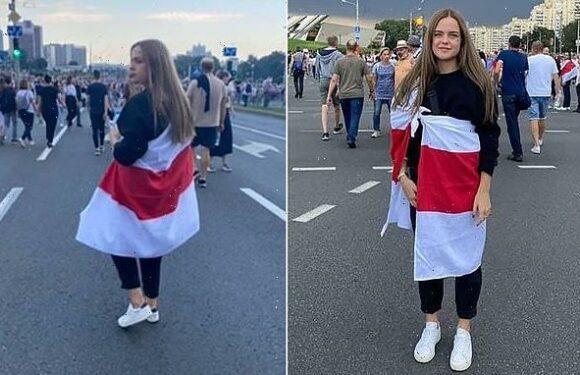 Woman faces four years in Belarus jail for Tinder pic at protest