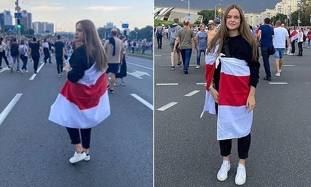 Woman faces four years in Belarus jail for Tinder pic at protest