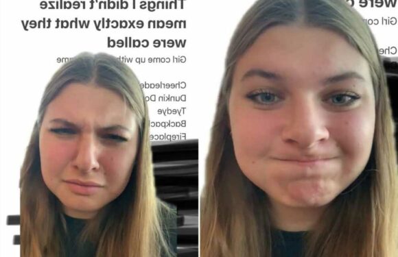 Woman left stunned as she discovers why cheerleaders and backpacks have their names… but not everyone can get on board | The Sun