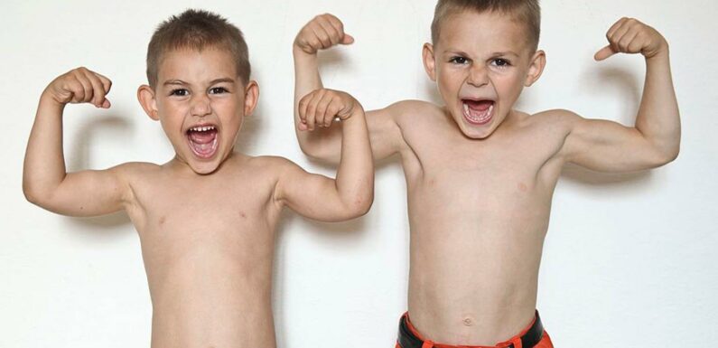World’s strongest BROTHERS who started weightlifting as toddlers are unrecognisable now as teenagers | The Sun