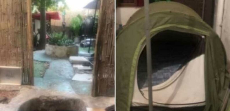 'World’s worst rental’ as for £210 a month you can rent a one-man TENT on someone’s grotty patio | The Sun