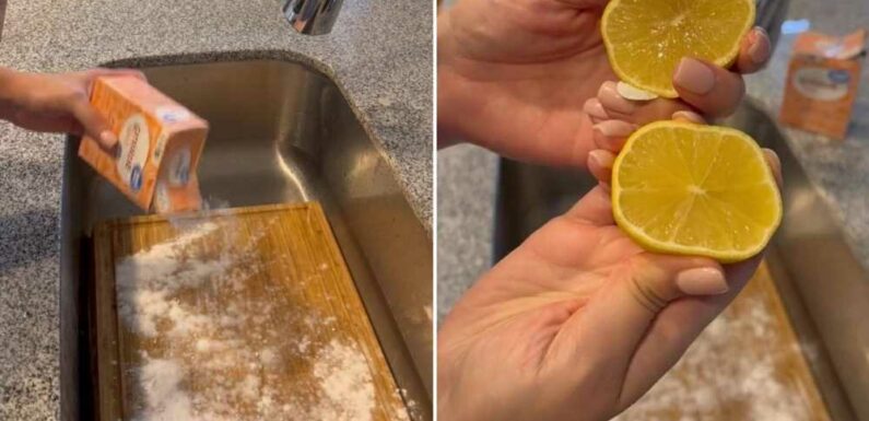 You’ve been cleaning your chopping board wrong – my mum taught me the right way to do, it all you need is two products | The Sun