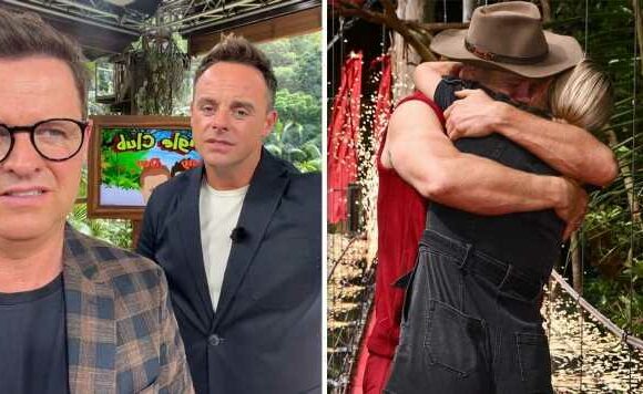 Zara Tindall’s hug with Mike on I’m A Celeb questioned by Ant and Dec