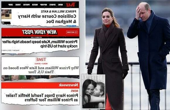 American media say royal visit is 'floundering' after a 'rocky start'