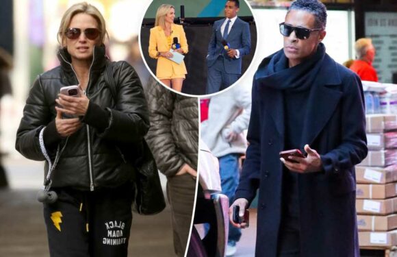 Amy Robach, T.J. Holmes keeping their distance amid affair backlash: report