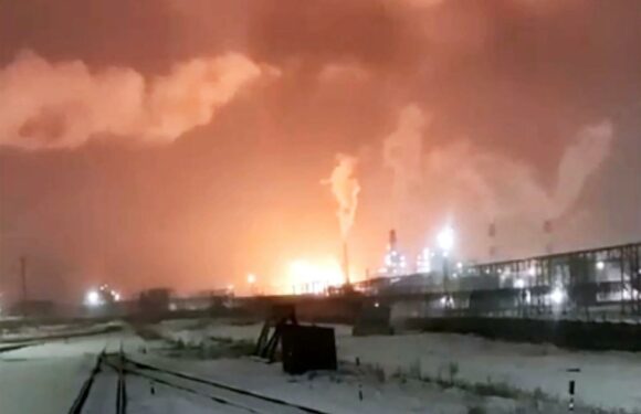 Another Putin oil refinery hit by huge explosion ‘like earthquake or plane crash’ amid wave of suspected sabotage blasts | The Sun