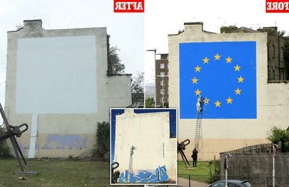 Anti-Brexit Banksy artwork valued at £1million could be DEMOLISHED