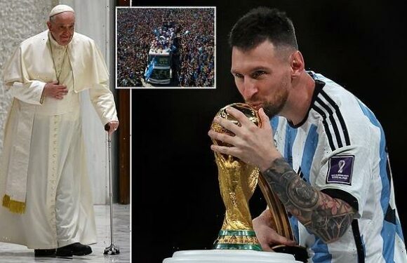 Argentinian-born football fan Pope Francis MISSED World Cup victory