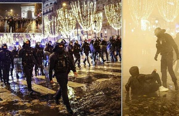 Armed police crack down on French fans angry over World Cup defeat