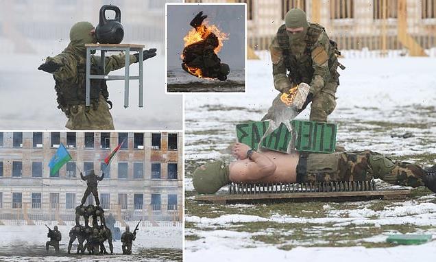 Belarus special forces set comrades on fire with burning sledgehammers
