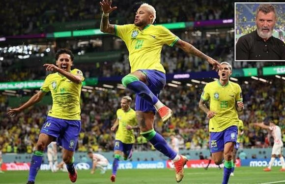 Brazil dispenses with dance routine after Neymar's extra time goal