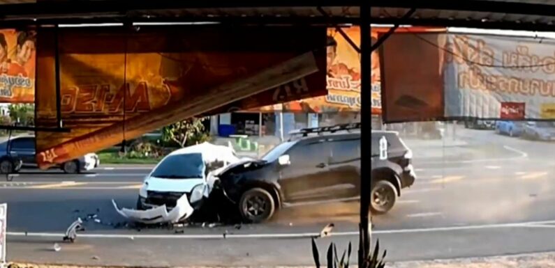 Brit pensioner, 78, and 27-year-old lover killed in horror car crash in Thailand