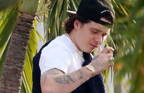 Brooklyn Beckham spends New Year’s Eve with wife away from family
