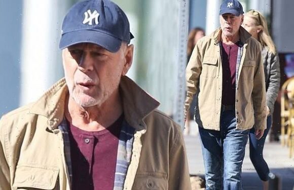 Bruce Willis steps out for lunch in LA amid his battle with aphasia