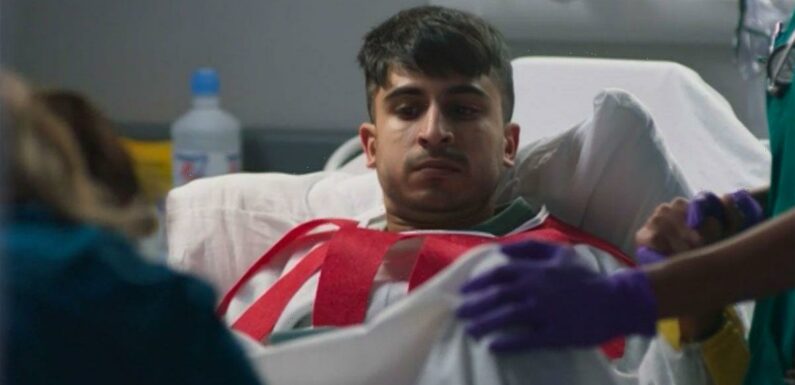 Casualty fans baffled as man dressed as c**k gives birth to egg on BBC show