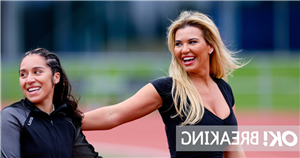 Christine McGuinness pictured kissing best friend Chelcee following split from husband Paddy
