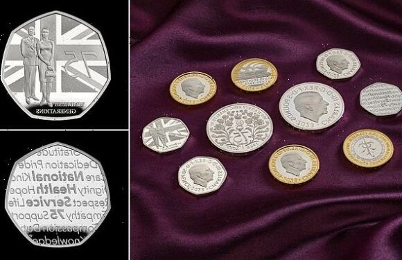 Coins featuring King Charles unveiled for 2023 celebrating NHS