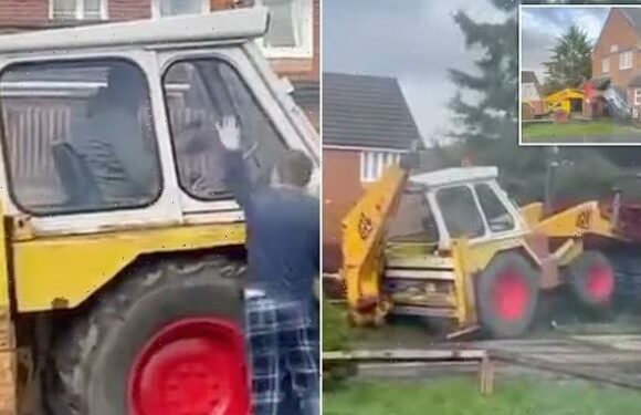 Digger driver faces jail for £50,000 drunken rampage in stolen JCB
