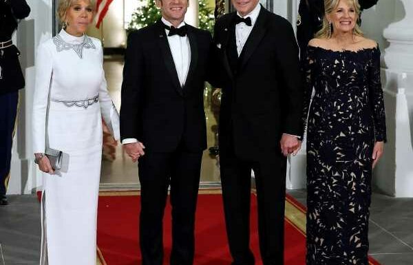 Dr. Biden wore Oscar de la Renta to Thursday’s state dinner: stunning?