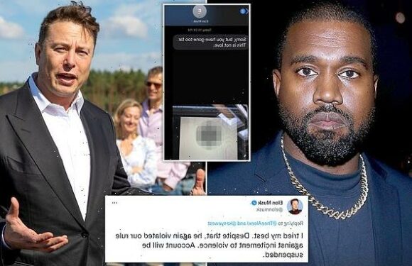 Elon Musk FINALLY sanctions Kanye West for anti-Jewish tweet