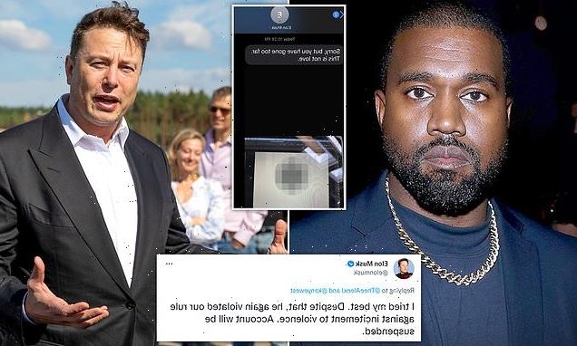 Elon Musk FINALLY sanctions Kanye West for anti-Jewish tweet