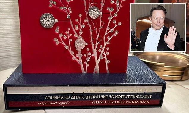 Elon Musk shares photo of bedside table showing the US Constitution