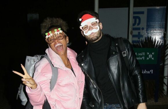 Festive Strictly stars play dress up as they party until early hours at boozy Christmas do