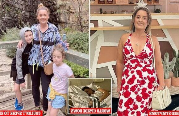 Fit mum thought she was hungover before being told she had a STROKE