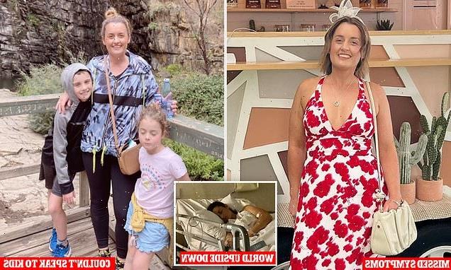 Fit mum thought she was hungover before being told she had a STROKE