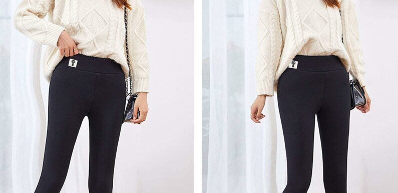 Freezing Weather? Keep These Sherpa-Lined Leggings in Your Arsenal