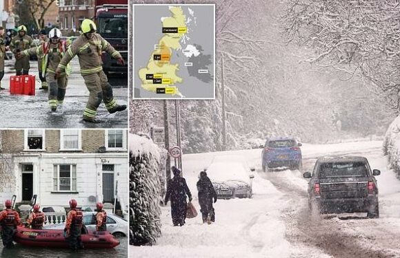 Freezing rain and snow to bring ice chaos across UK